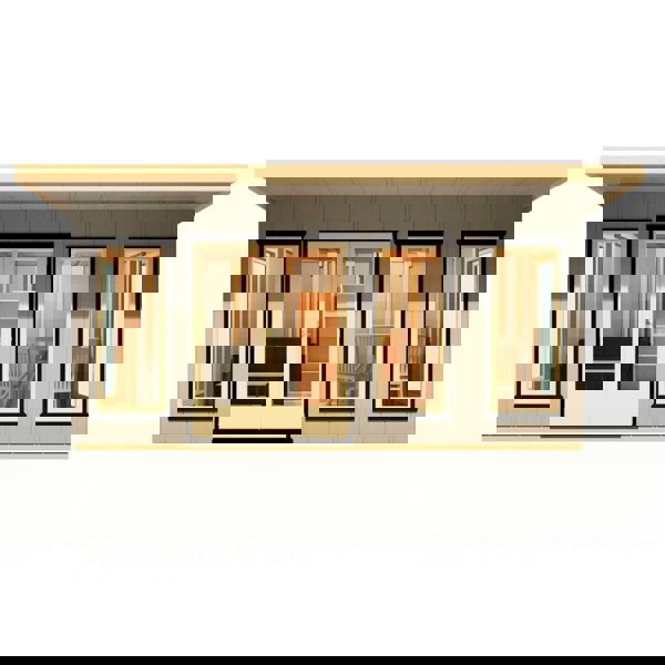 16x8 insulated Garden Studio Office Pent Roof - Best Shed