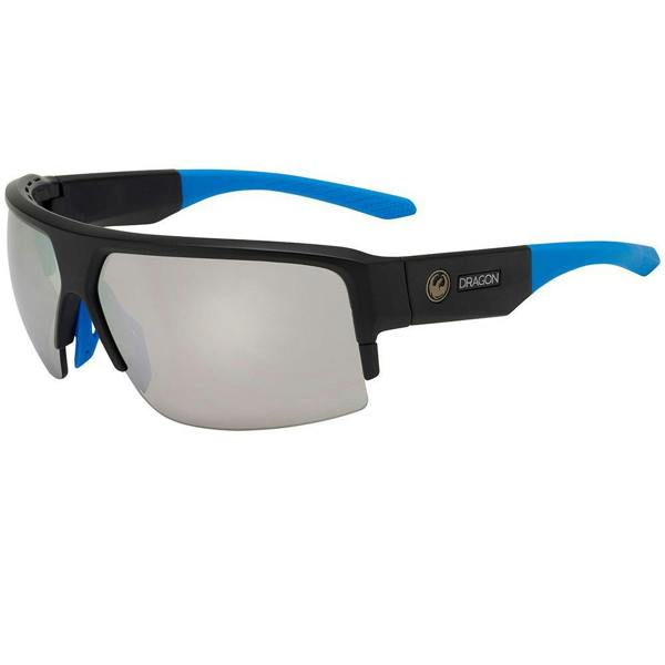 Dragon RIDGE X - Matte Black with Lumalens Silver Ionized & Lumalens Brown Lens