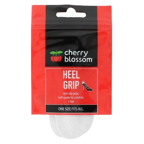 Cherry Blossom Suede Leather Heel Grips