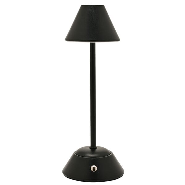 Hestia Matt Black USB LED Touch Table Lamp  - Medium