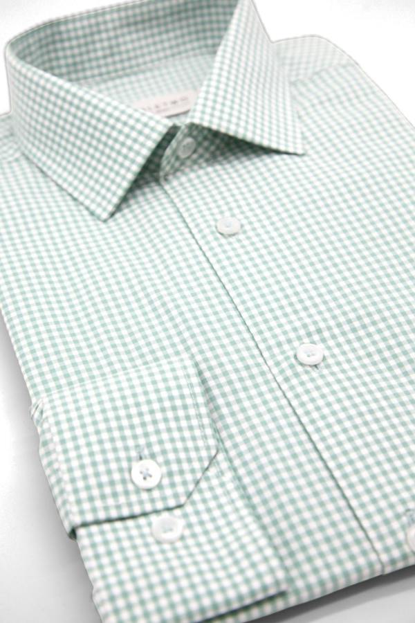 Apple Green Cotton Long Sleeve Shirt