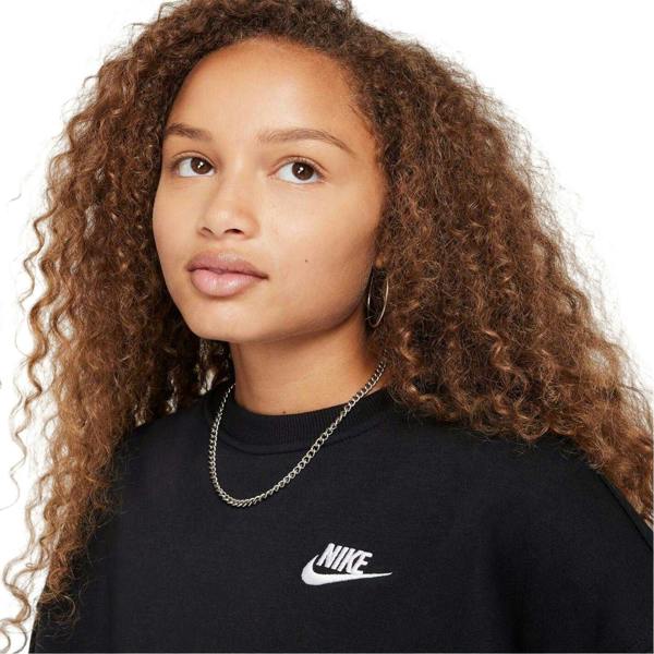 Nike Childrens/Kids Boxy Long-Sleeved Sweatshirt - Black - 