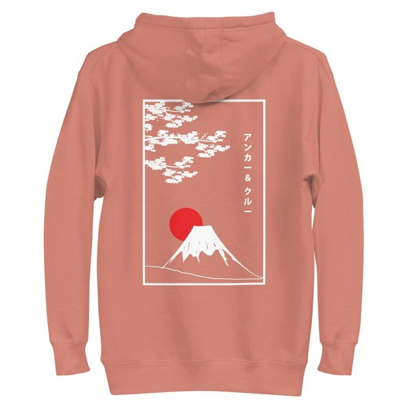 ANCHOR & CREW Mount Fuji Landmark Cotton Blend Hoodie