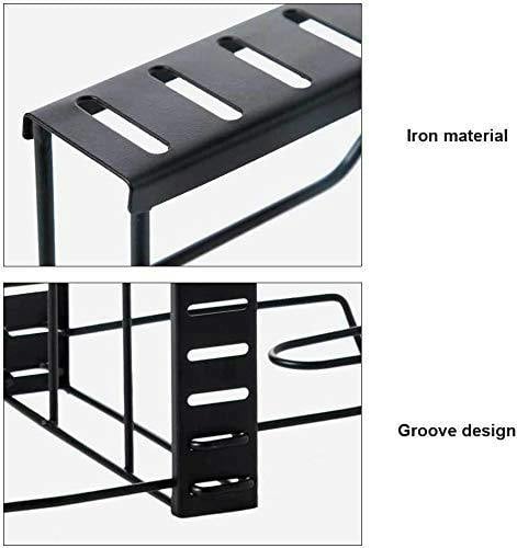 HYGRAD BUILT TO SURVIVE HYGRAD® 8 Tier Organising Rack for Pots & Pans 8 Tier Metal Cupboard & Cabinet Organiser for Cutlery & Pans