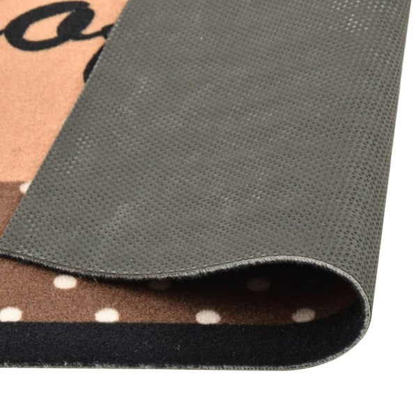 Berkfield Kitchen Carpet Washable Coffee brown 60x180 cm