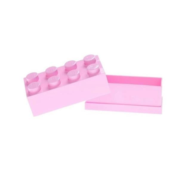LEGO Mini Box 8 Storage Brick Light Pink