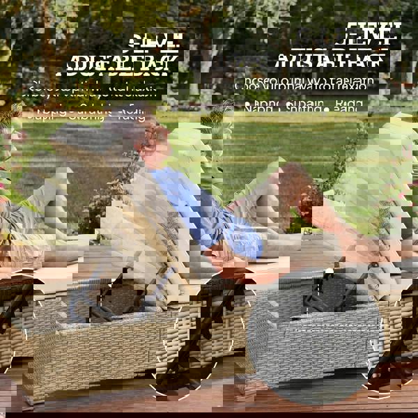 Rattan Sun Lounger Set