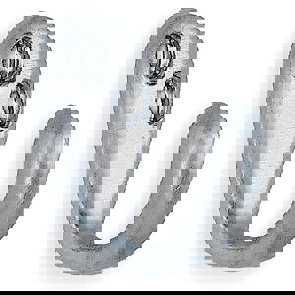 Brushed chrome single hook