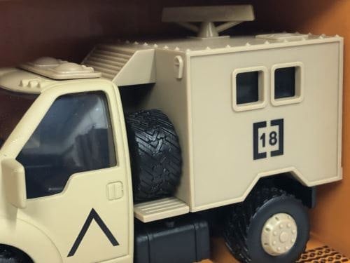 corgi chunkies ch078 military radar truck u.k.diecast and plastic toy