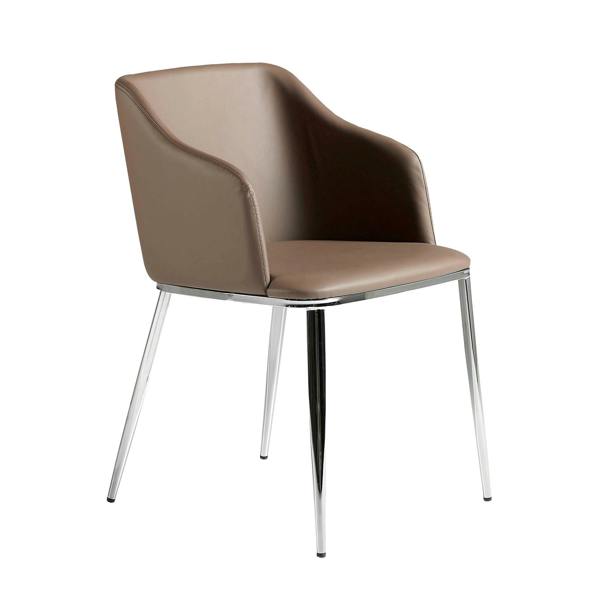 Angel Cerdá Brown Leatherette Chair 4022