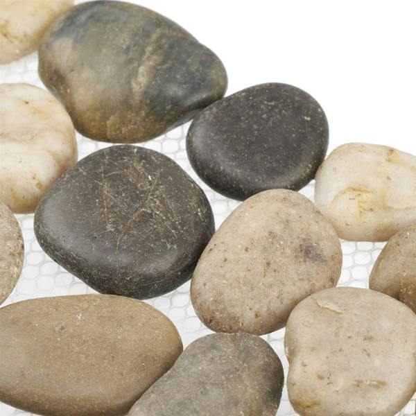 River Pebbles Border Edging - Set of 4