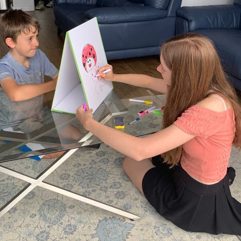Magic Whiteboard Easel for Kids