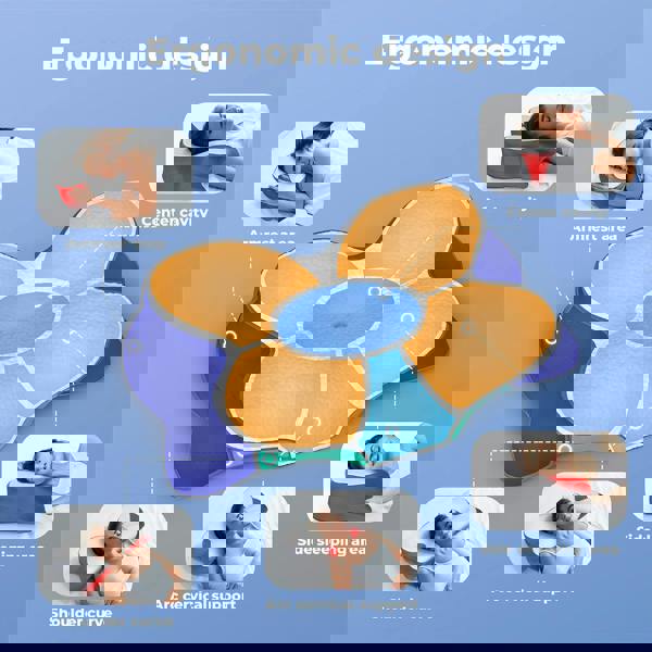 Lavio Memory Foam Cervical Pillow Neck Shoulder Arm Back Support Pain Relief