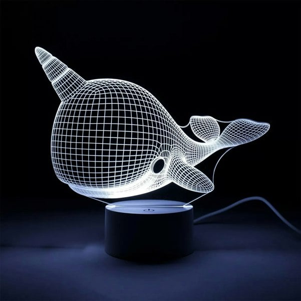 Nova Narwhal 3D Lamp