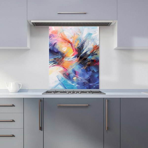 Warren Reed - Designer Serene Explosion: Calm Amidst Colours Kitchen Splashback