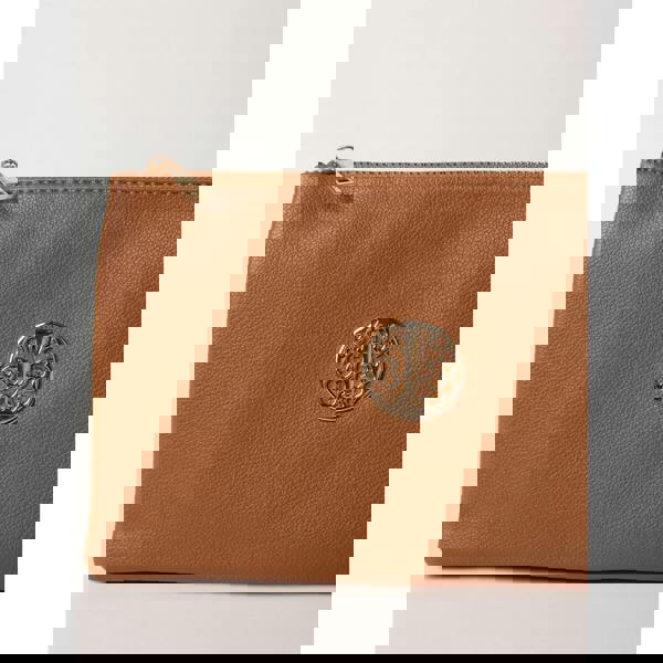 Blue Vanilla Clutch With Detachable Strap