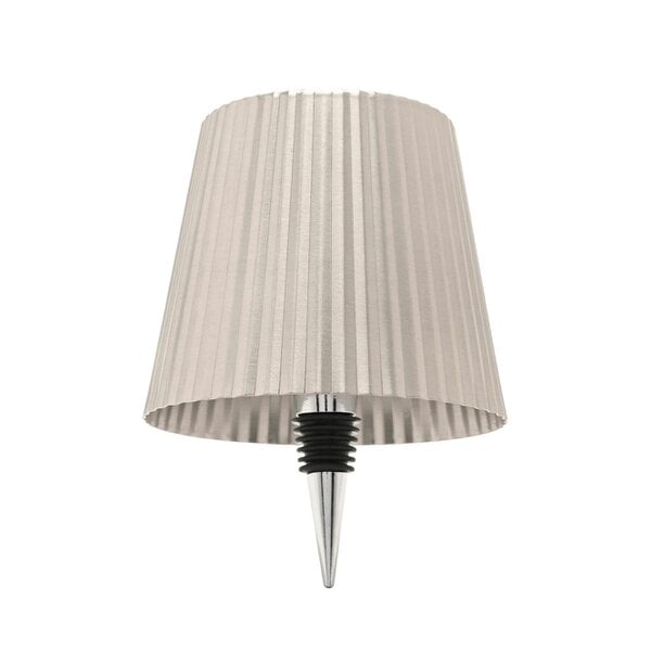 Hestia Wine Bottle Lamp Topper LED Rechargeable Touch Lamp - Silver