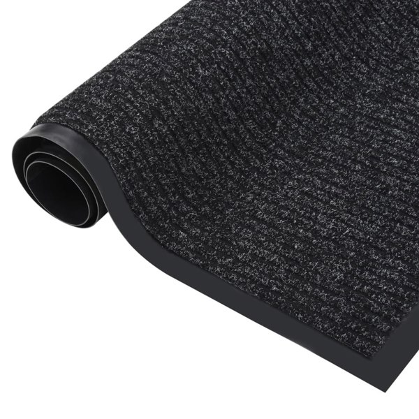 Berkfield Doormat  Striped Anthracite 40x60 cm