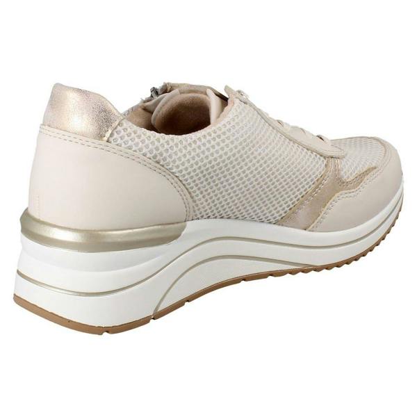 Remonte Ladies Remonte Vegan Lace Up and Zip Trainers D0T19