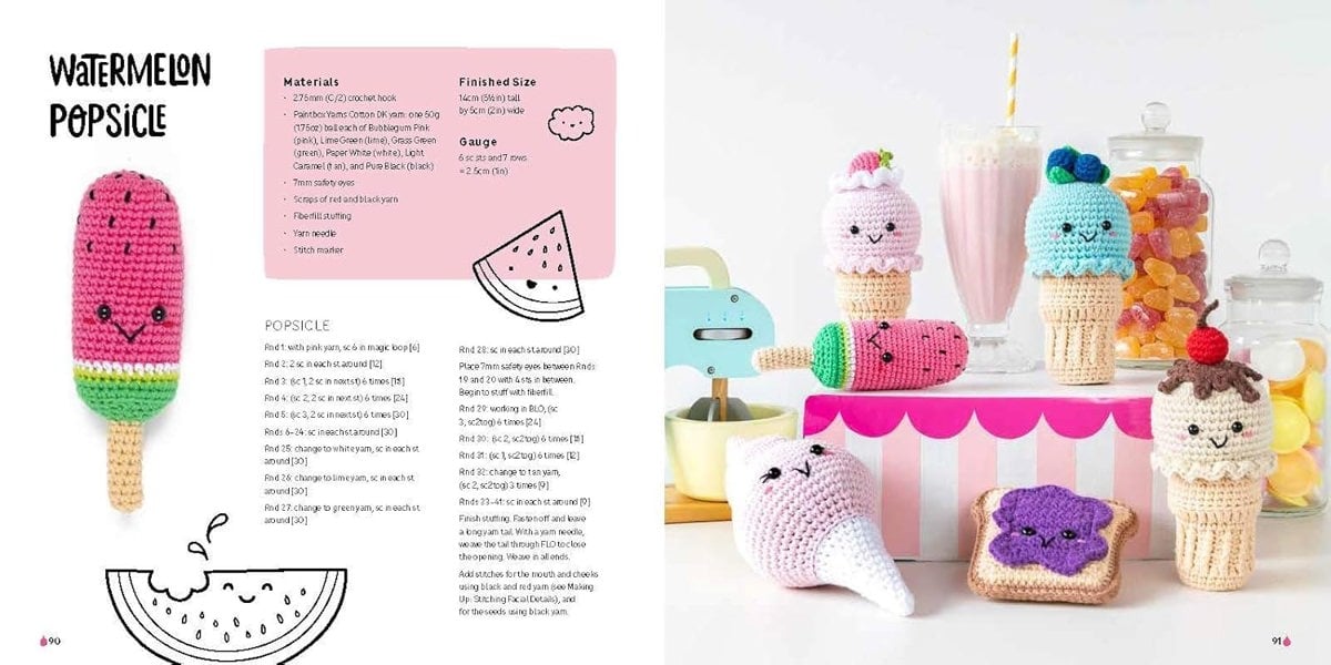 Kawaii Crochet: 40 super cute crochet patterns for adorable amigurumi (Paperback Book)