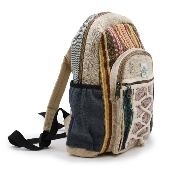 Serano Small Backpack - Rope & Pockets Style