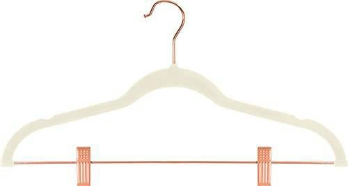 HYGRAD BUILT TO SURVIVE Pack of 12 Velvet Trousers Hangers Velvet Coat Hangers With Clips Velvet Hangers Wardrobe Clip Hangers Space Saving Hangers
