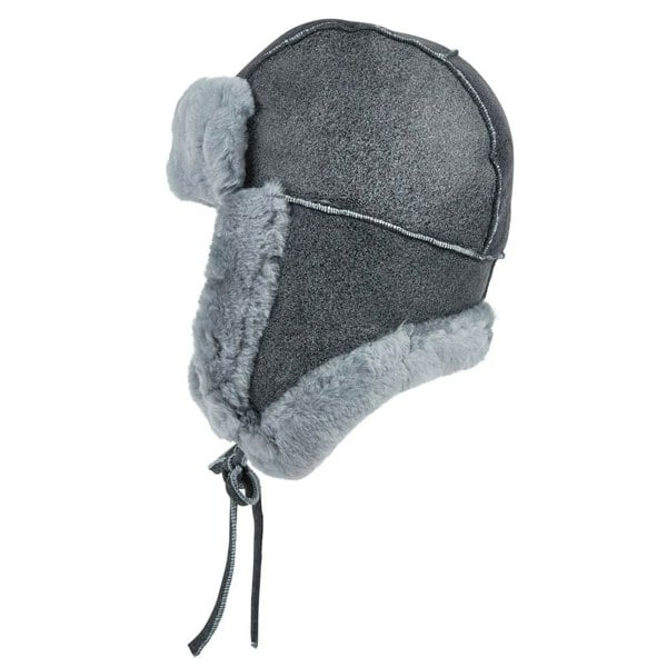 Leather Company Men's RAF Aviator Suede Sheepskin B-55 Leather Navigator Hat