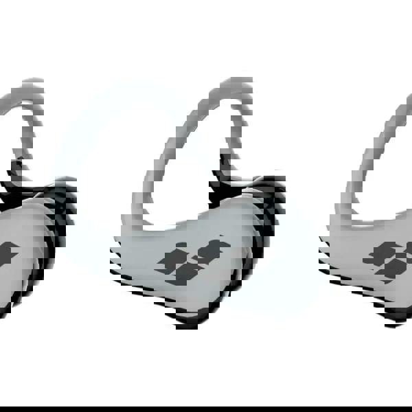 Sleek black and silver Arena Nose Clip PRO II earbuds