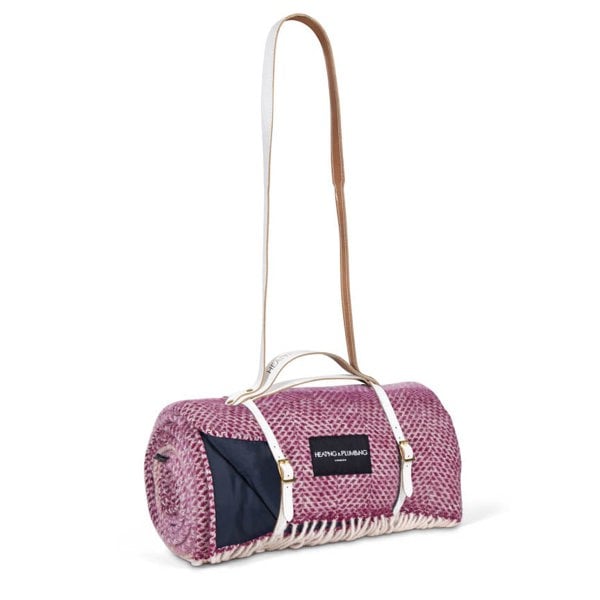 Heating & Plumbing London Pure new wool picnic blanket - Down by the Vineyard