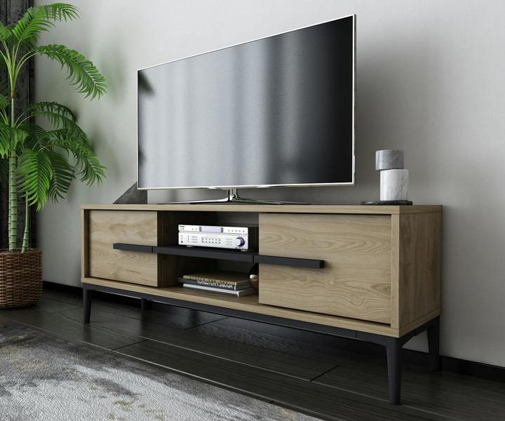 Decorotika Eslem Modern Tv Stand Tv Unit TV Cabinet for TV's up to 55"