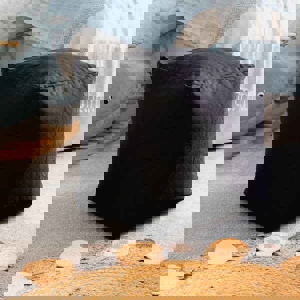 Snug City Waterproof Cube Indoor Outdoor Bean Bag Foot Stool Pouffe