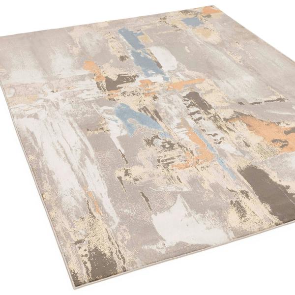 Asiatic The Rug Edit Miro Metallic Border Beige Area Rug