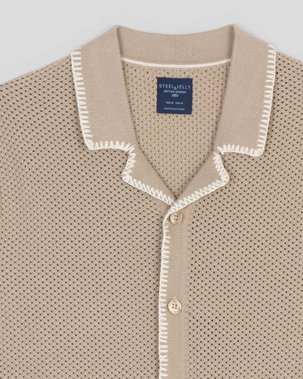 Steel & Jelly Morden - Honeycomb Knit Short Sleeve Shirt