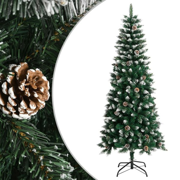 Berkfield Artificial Christmas Tree with Stand Green 180 cm PVC