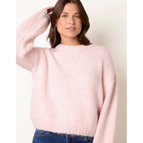 Blue Vanilla Sequin Embellished Jumper