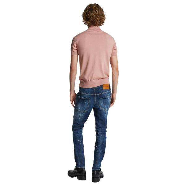 Dsquared2 Medium Easy Wash Skater Jeans Navy Blue W28