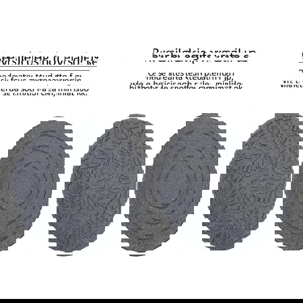 Nicoman Eco-Friendly Garden Stepping Stones - Geo Leaf