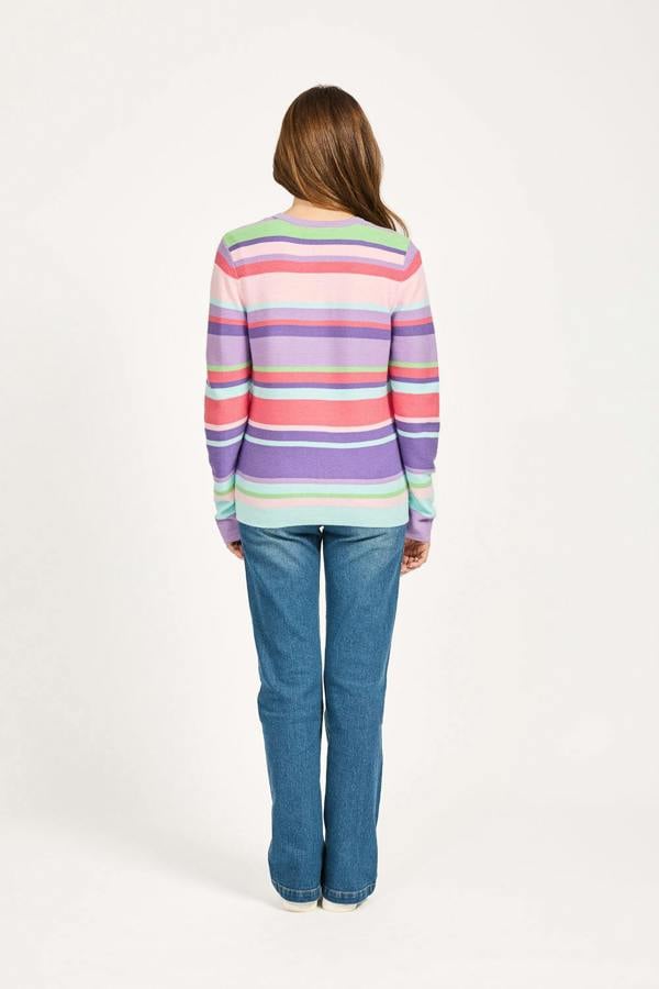 Mudflower Multi Stripe Knit Jumper