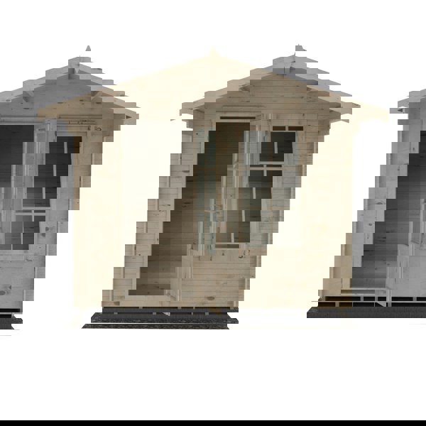 Shire Crinan 9x9 Log Cabin 19mm interlock  Cladding - Best Shed