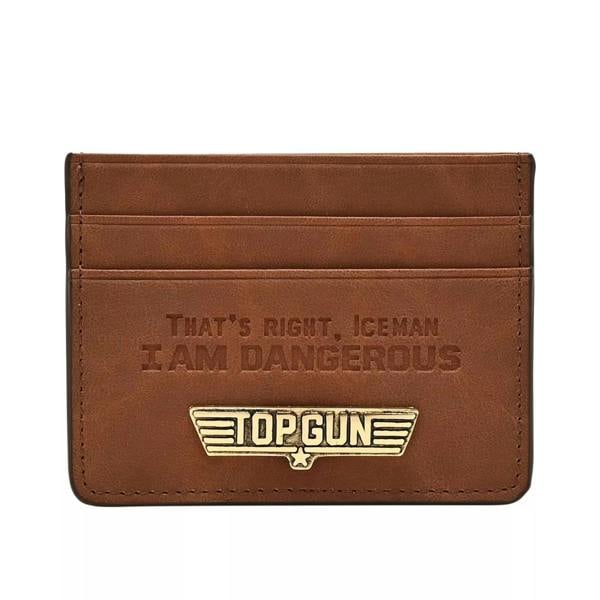 Widdop & Co Top Gun Card Holder Wallet Tan