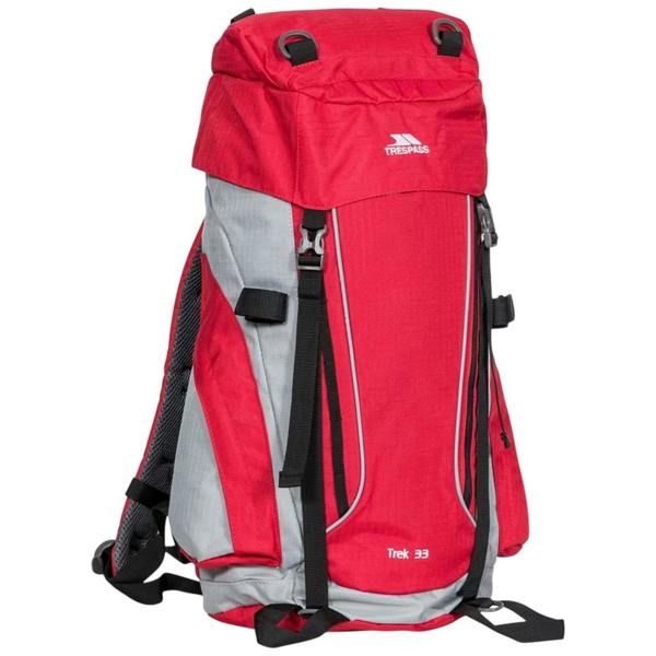 Trespass Trekking 33L Rucksack - Red Tone - 