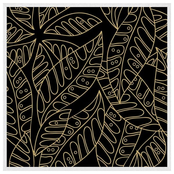 Benjamin Tate Design Lined flower print (picture Frame)