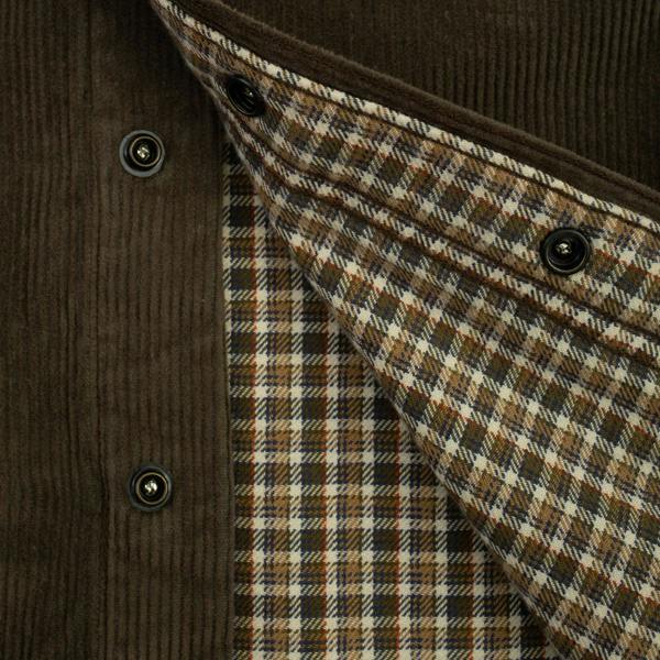 Dubbleware Lined Snap Corduroy Overshirt
