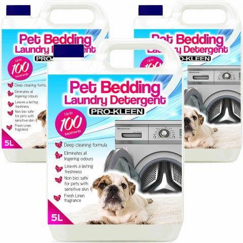 ProKleen Pro-Kleen Pet Bedding Laundry Washing Detergent - Fresh Linen 15L- Non-bio, Safe for Dogs with Sensitive Skin