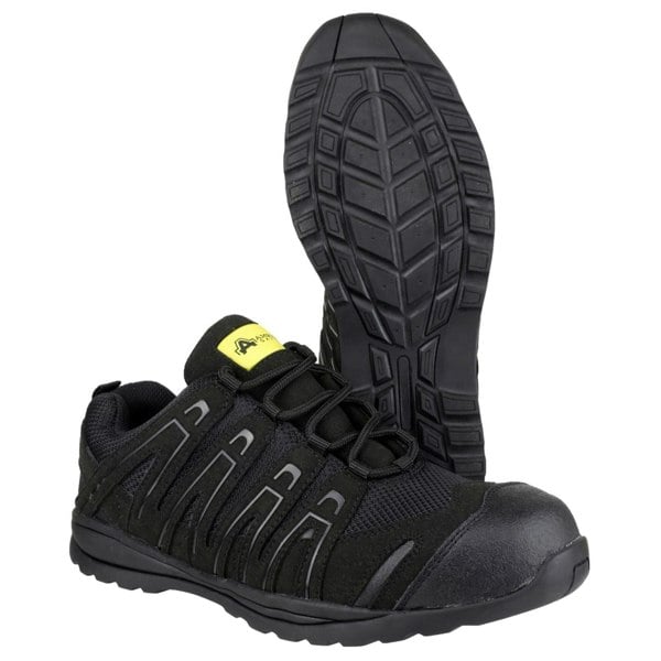 Amblers Safety FS40C Safety Trainers Unisex in Black