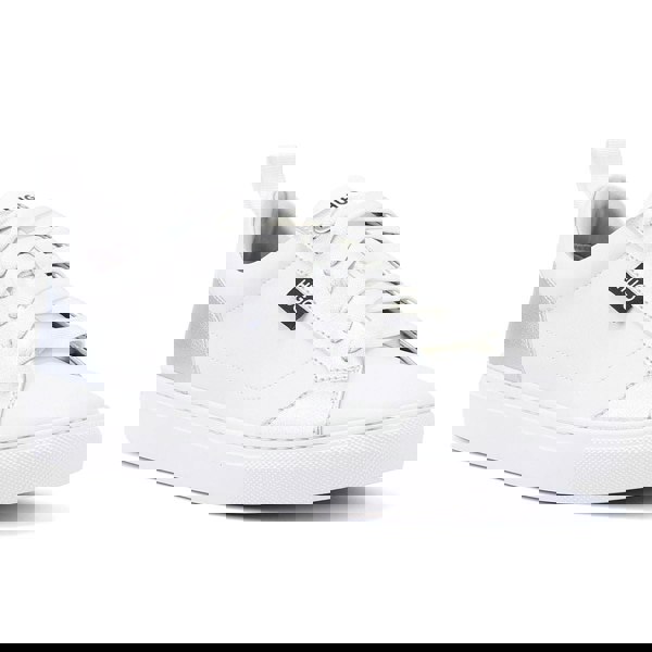 Hugo Women's Morrie Tennis Shoes - White/Silver