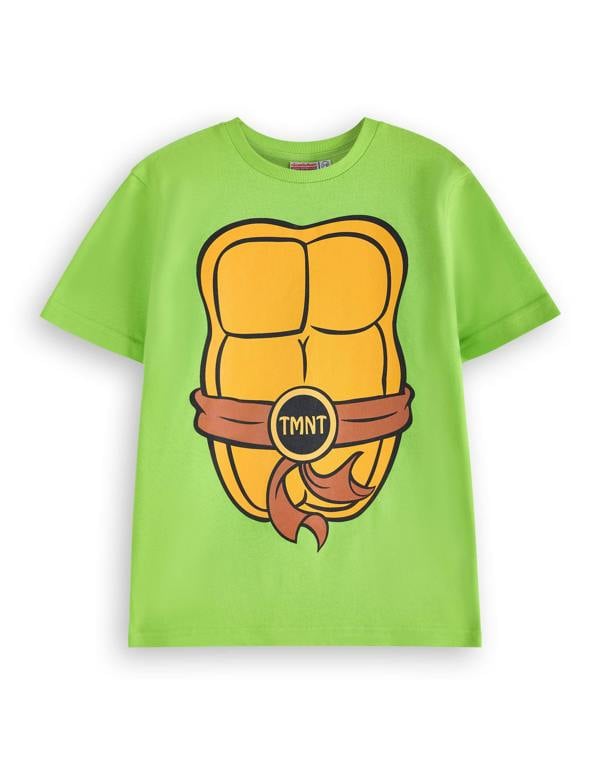 Teenage Mutant Ninja Turtles Boys Green Cosplay Short Sleeved T-Shirt