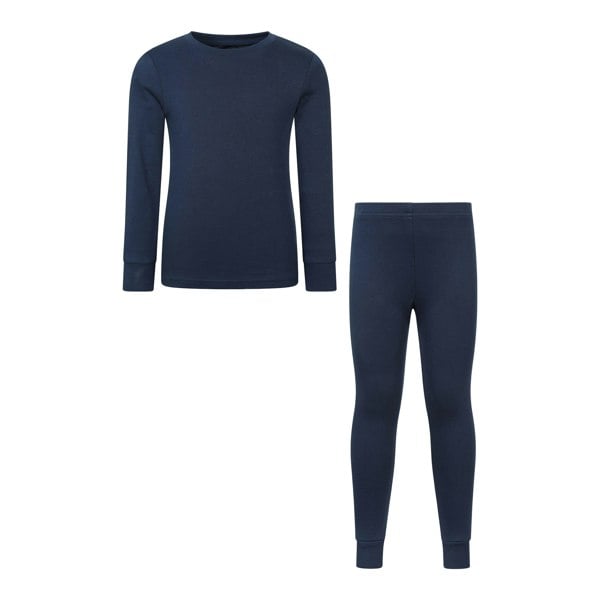 Mountain Warehouse Childrens/Kids Meribel Base Layer Set - Navy