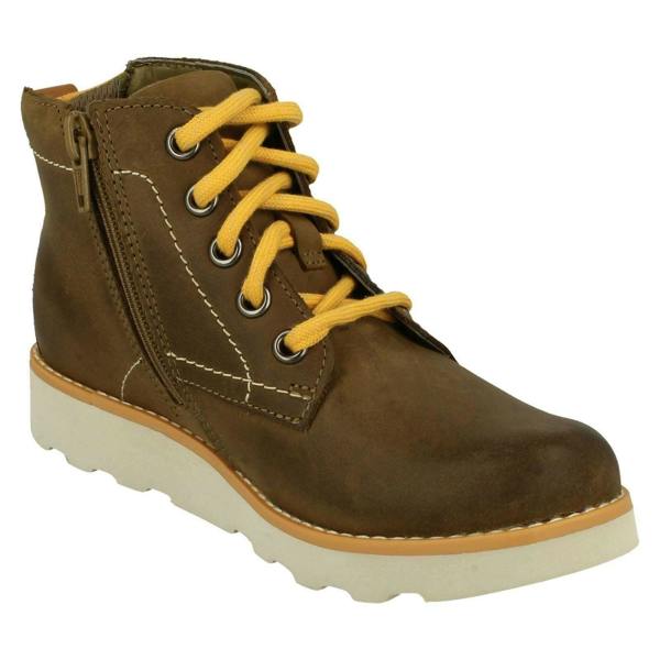 Clarks Boys Clarks Lace Up Detailed Boots Crown Hike K