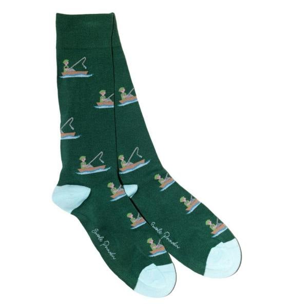 SWOLE PANDA Fisherman Bamboo Socks, Green